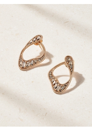Fernando Jorge - Stream Loop 18-karat Rose Gold Diamond Earrings - One size