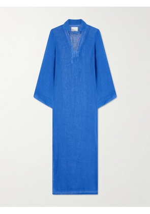 Lisa Marie Fernandez - Linen-blend Coverup - Blue - 1,2,3,4