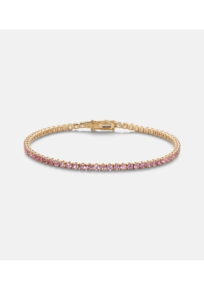 Shay Jewelry 18kt gold tennis bracelet with sapphires