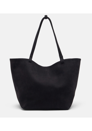 The Row Park Three suede tote bag