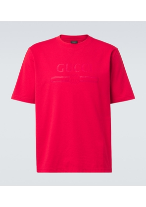 Gucci Logo cotton-blend jersey T-shirt