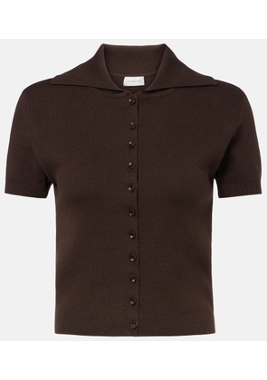 Magda Butrym Cotton and cashmere cardigan