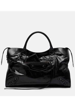 Balenciaga Le City Medium leather top-handle bag