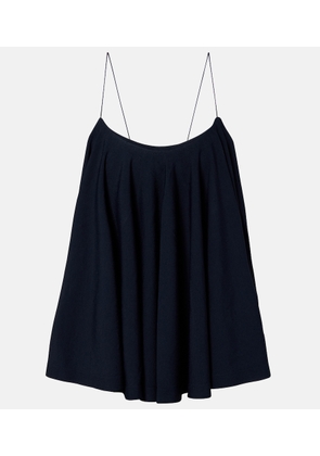 Jacquemus Voile open-back jersey top