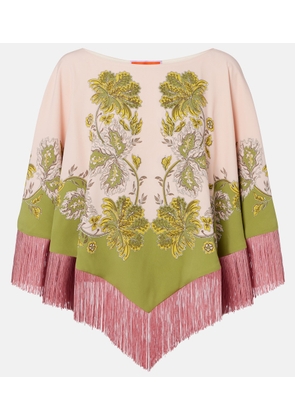 La DoubleJ Swathe Placee reversible satin poncho