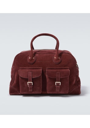 Brunello Cucinelli Suede duffel bag