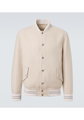 Eleventy Wool and cashmere varsity jacket
