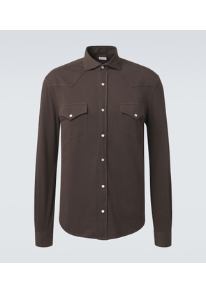 Brunello Cucinelli Cotton pique shirt