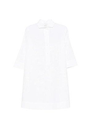 Eleventy floral-pattern mini dress - White