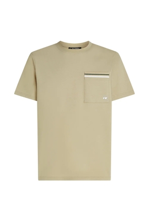 Karl Lagerfeld Ikon stripe pocket T-shirt - Neutrals
