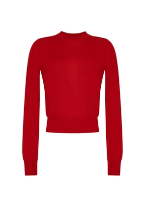 Adam Lippes Didion fine-knit sweater - Red