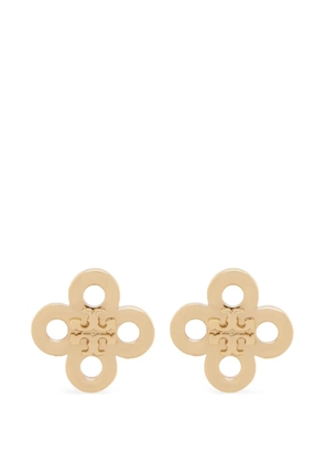 Tory Burch Forget Me Not clover stud earrings - Gold