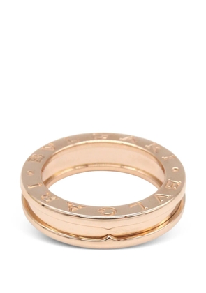 Bvlgari Pre-Owned 2010s B-zero1 logo-engraved ring - Pink