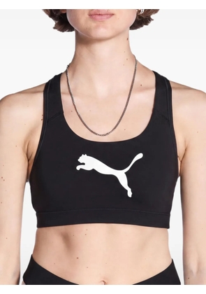PUMA PwrShape Forever logo sports bra - Black