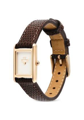 Daniel Wellington Bound Mini lizard-effect 25mm watch - White
