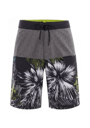 Oakley floral-print swim shorts - Grey