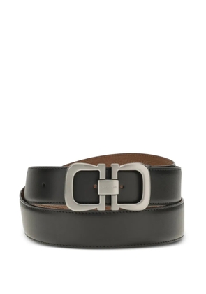 Ferragamo Gancini reversible adjustable belt - Black