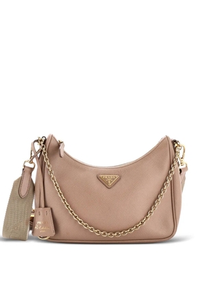 Prada Pre-Owned Re-Edition 2005 Shoulder Bag Saffiano Leather Small crossbody bag - Neutrals