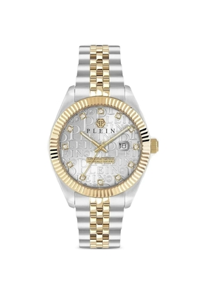 Philipp Plein Date Superlative 41mm watch - Silver