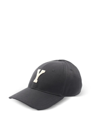 Saint Laurent Pre-Owned Y Varsity cap - Black