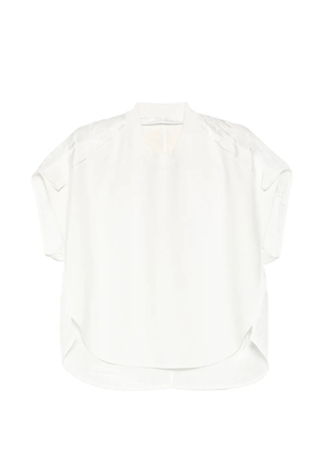 System panelled T-shirt - Neutrals