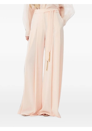 Max Mara Cady tassel-detail palazzo trousers - Pink