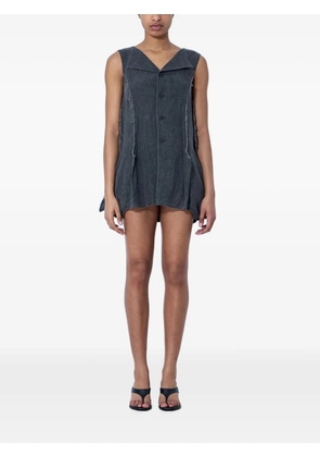 Limi Feu button-down sleeveless dress - Grey