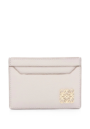 Loewe Pre-Owned 20s Anagram leather card holder - Neutrals