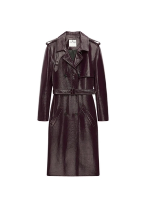 Courrèges double-breasted trench coat - Red