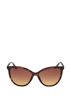 GUESS USA tortoiseshell-effect cat-eye sunglasses - Brown