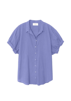 Xirena Channing short-sleeve cotton shirt - Blue