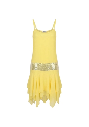 Gimaguas sequin-embellished ruffled dress - Yellow