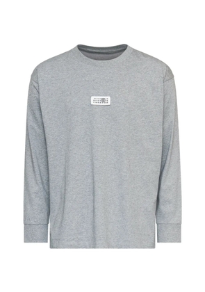MM6 Maison Margiela cotton jersey long-sleeve top - Grey