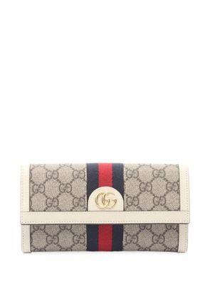 Gucci Pre-Owned 2010s Ophidia GG Supreme wallet - Neutrals