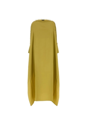 Taller Marmo Mila button-detail kaftan - Green