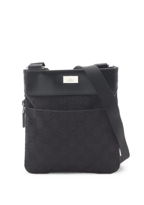 Gucci Pre-Owned 2010s GG canvas shoulder bag - Black