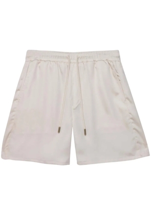 Honor The Gift satin-finish drawcord shorts - Neutrals