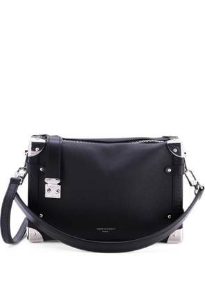Louis Vuitton Pre-Owned Side Trunk Handbag Taurillon Leather MM shoulder bag - Black