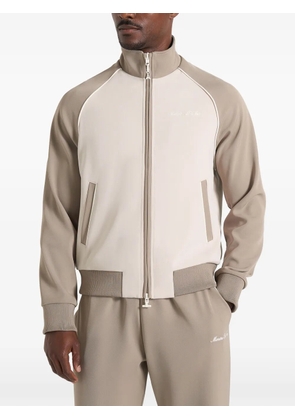 Manière De Voir signature piped track jacket - Neutrals