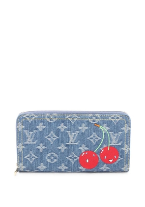 Louis Vuitton Pre-Owned 2021 x Takashi Murakami Cherry Zippy wallet - Blue