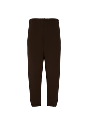 Calvin Klein logo-print elasticated-waist track pants - Brown