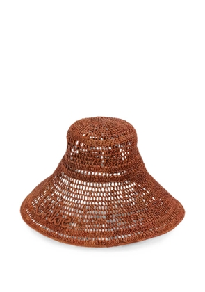 Chloé raffia hat - Brown