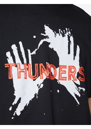 Mr. Thunders logo-print cotton T-shirt - Black