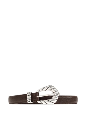 IRO buckle-fastening leather belt - Brown