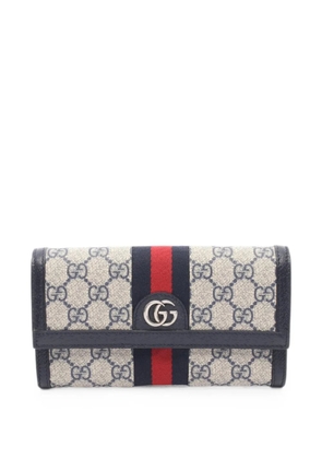 Gucci Pre-Owned 2000s Ophidia GG Supreme wallet - Neutrals