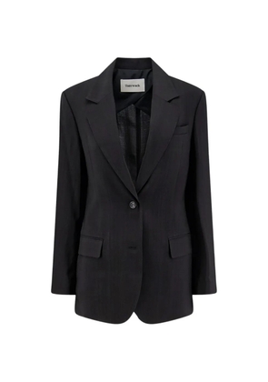 TONYWACK Airy pinstripe blazer - Black