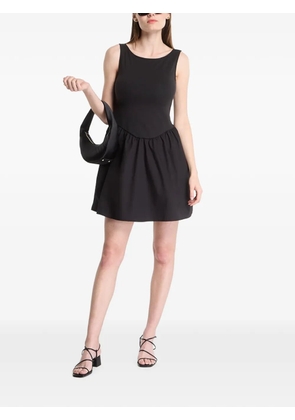 GAP sleeveless gathered mini dress - Black