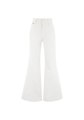 Christy Lynn Rowen flared trousers - White