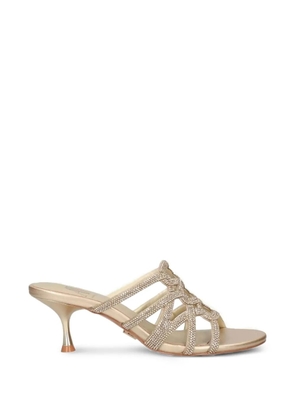 Albano Vanity crystal-embellished sandals - Gold
