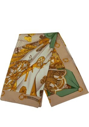 Hermès Pre-Owned 1995-2003 Soleil de Soie Silk Scarf 90 scarves - Brown
